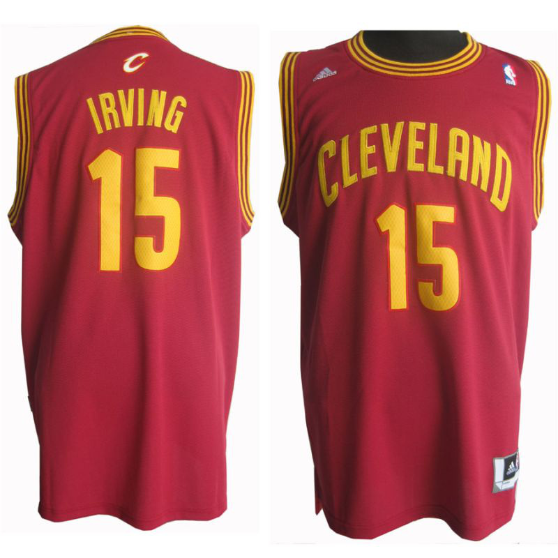NBA Cleveland Cavaliers 15 Kyrie Irving Swingman Road Adidas Jerseys